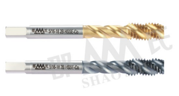 JIS R40°/35°/15° Spiral Flute Machine Taps（UNC/UNF）